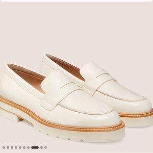 Stuart Weitzman Parker Lift Loafer in Seashell Tonal